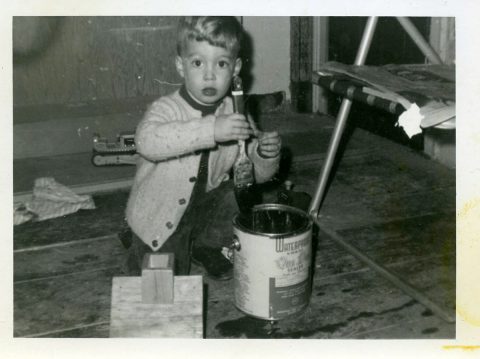 Luke Randall childhood photo circa 1968