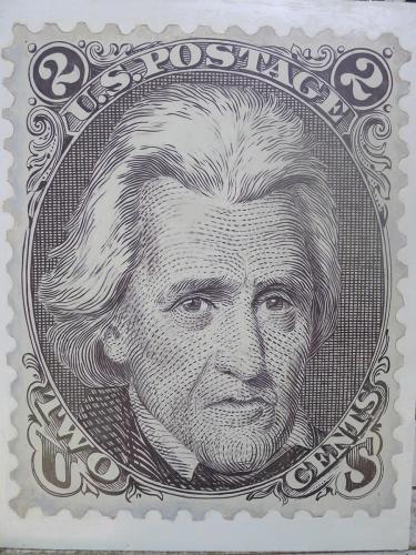 Andrew Jackson Stamp portrait